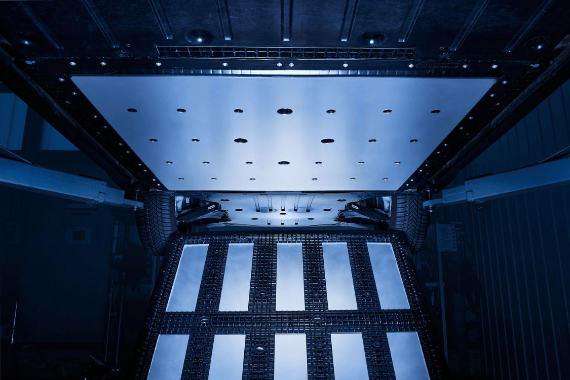 Battery protection beneath the vehicle