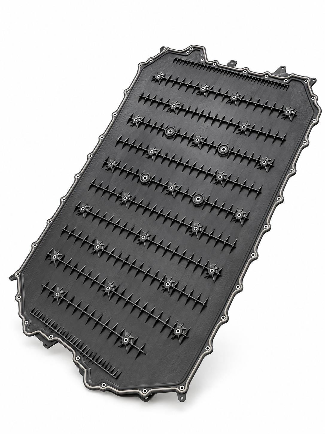 Composite battery lower protection cover