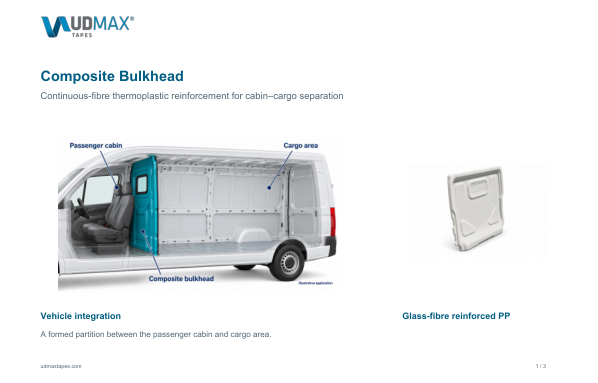 Composite Bulkhead presentation cover