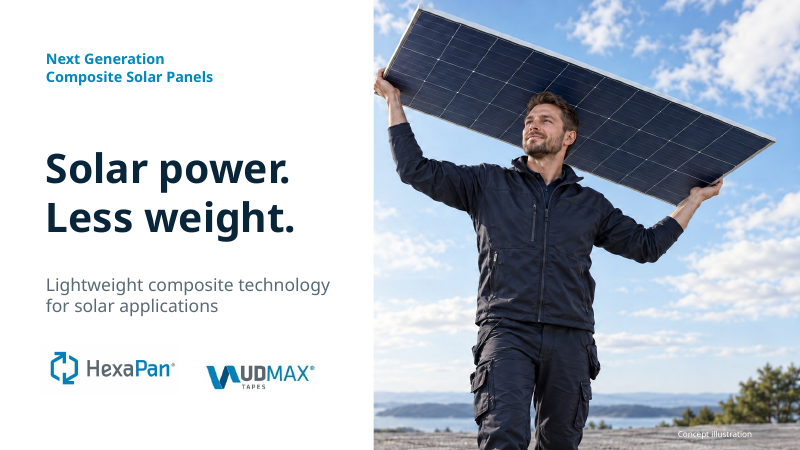 Next Generation Composite Solar Panels presentation cover
