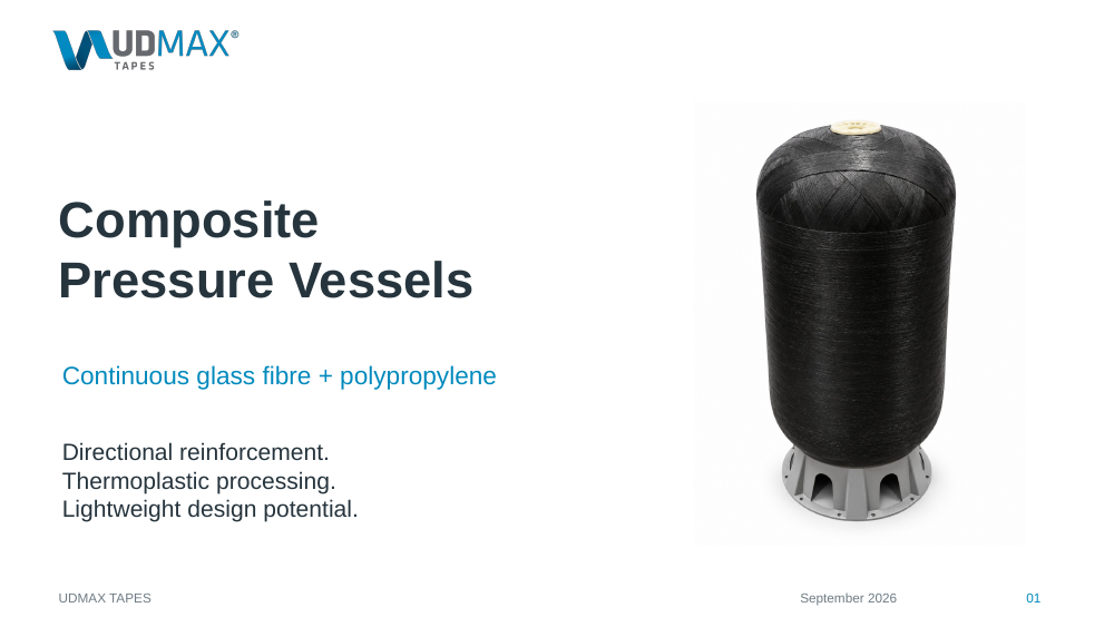 Composite Pressure Vessels presentation cover